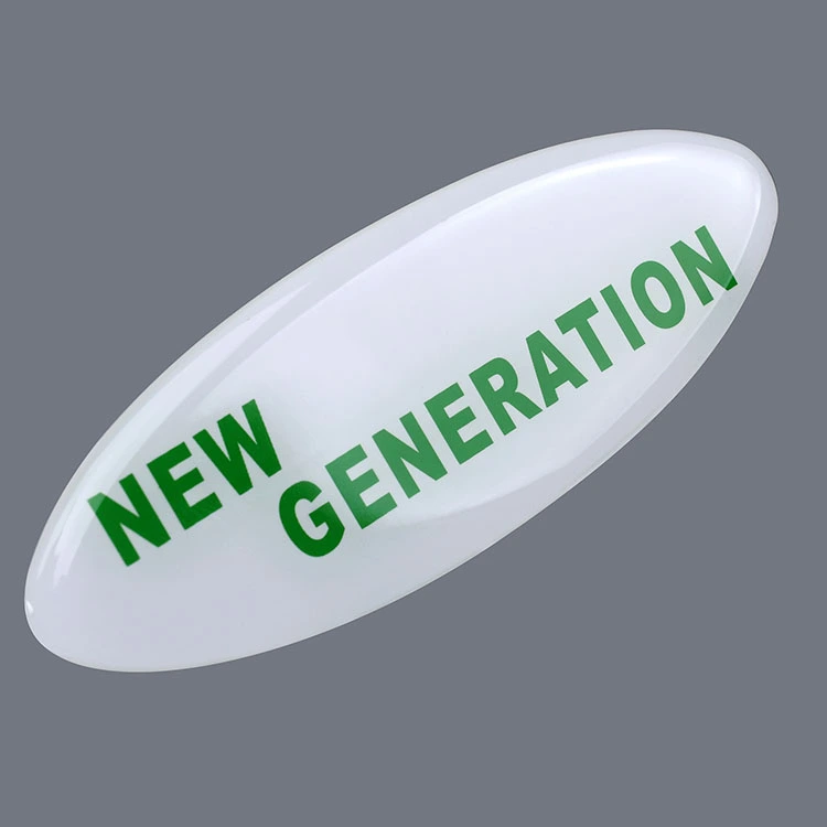 Autocollant époxy en résine transparent 3D