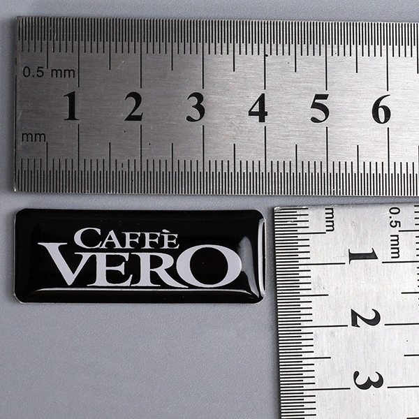 Autocollant en résine époxy de marque