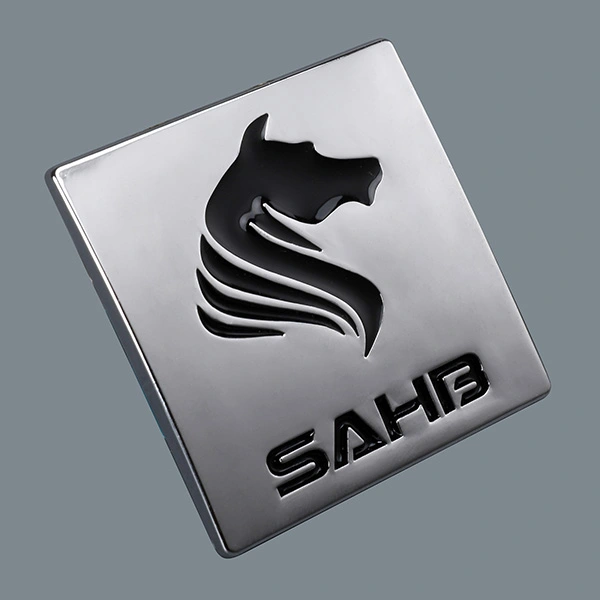 Autocollant ABS chromé