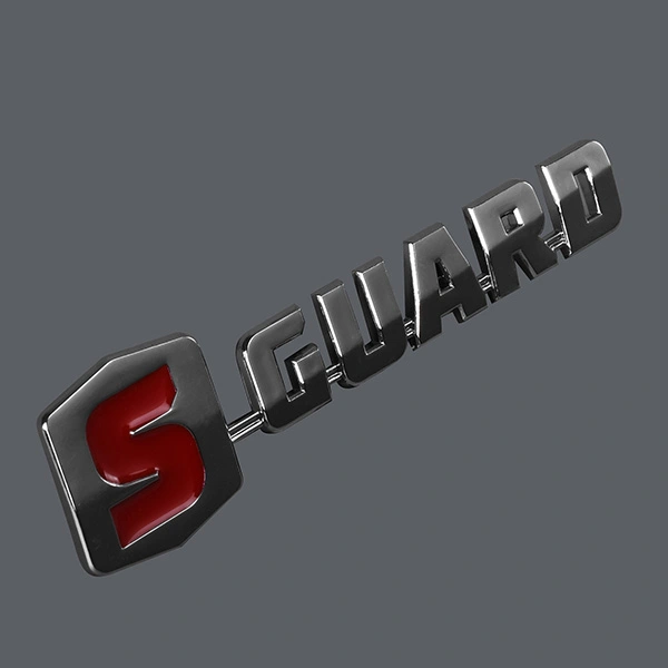 Autocollants d'emblème automobile en plastique