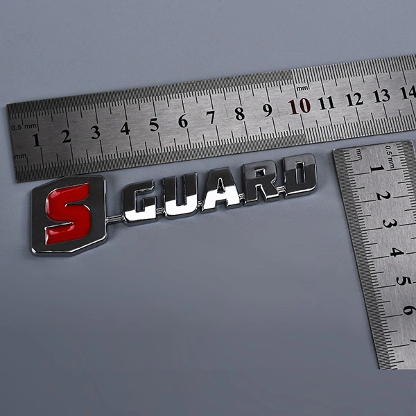 Autocollants d'emblème automobile en plastique