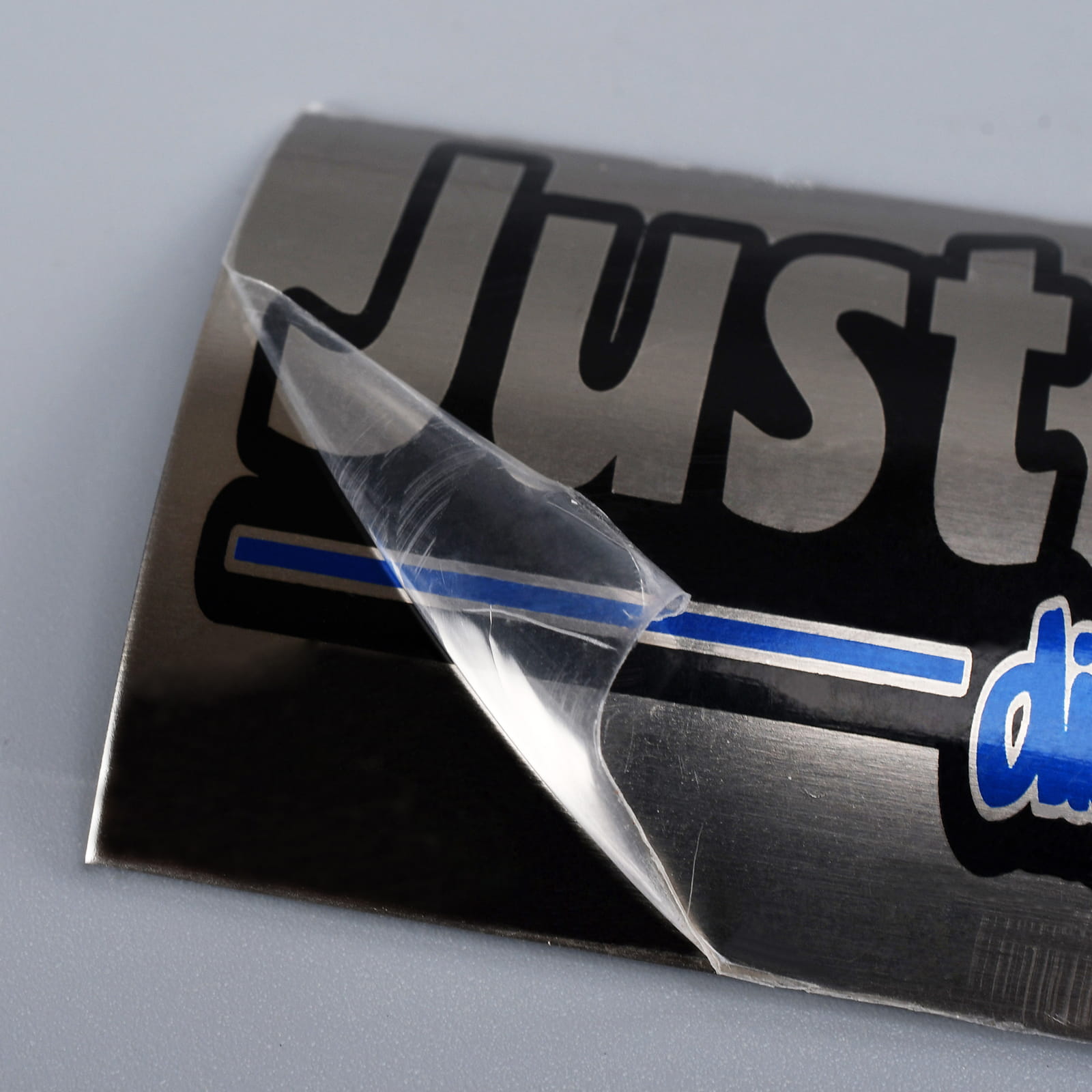 Autocollants d'étiquettes en métal imprimés en aluminium