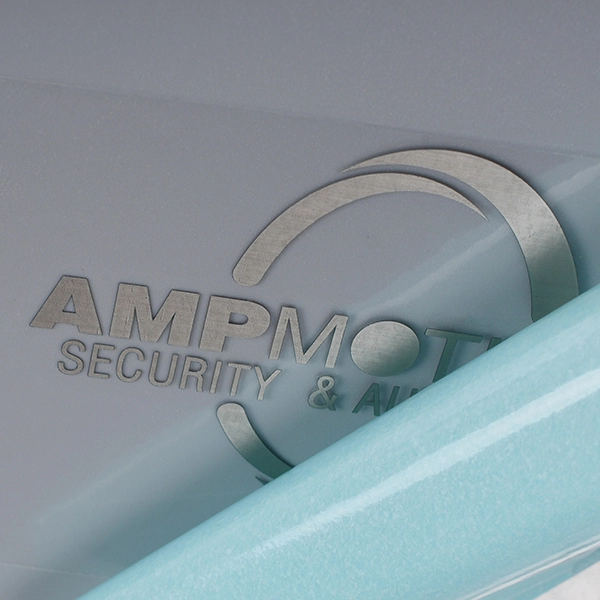 Autocollant de logo d’électroformage