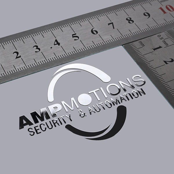 Autocollant de logo d’électroformage