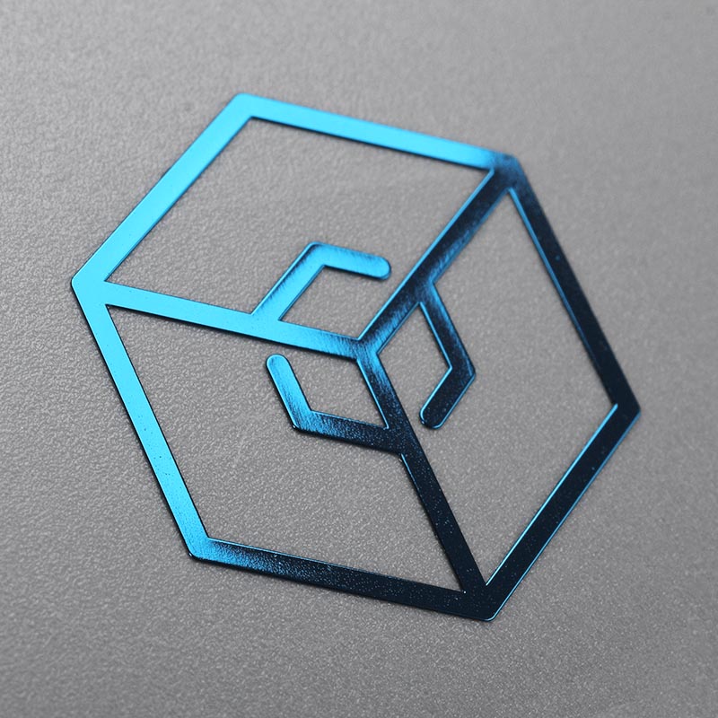 Autocollants en nickel électroformé