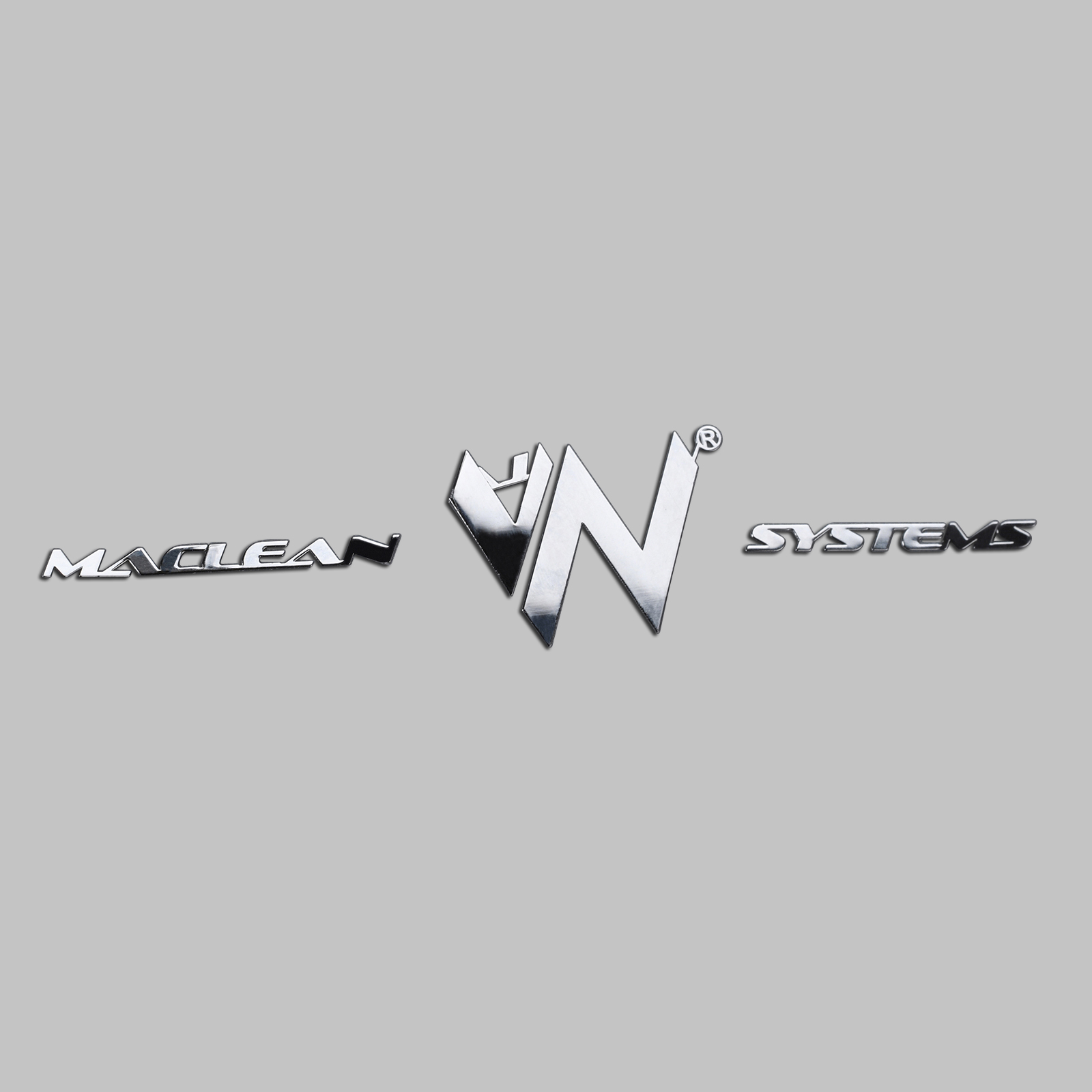 Logo autocollant en nickel gaufré