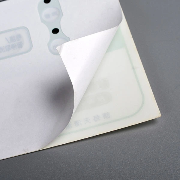 Autocollant du panneau de commande avant