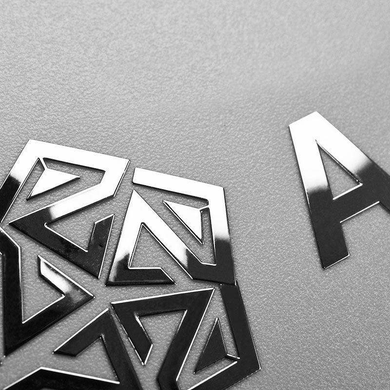 Autocollant en métal de l'appareil à domicile