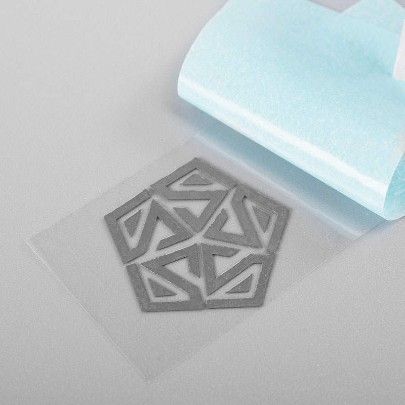 Autocollant en métal de l'appareil à domicile