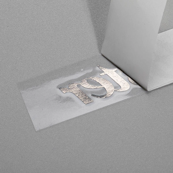 Étiquette de galvanoplastie au nickel