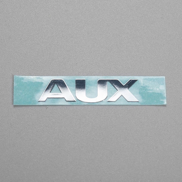 Autocollant galvanisé