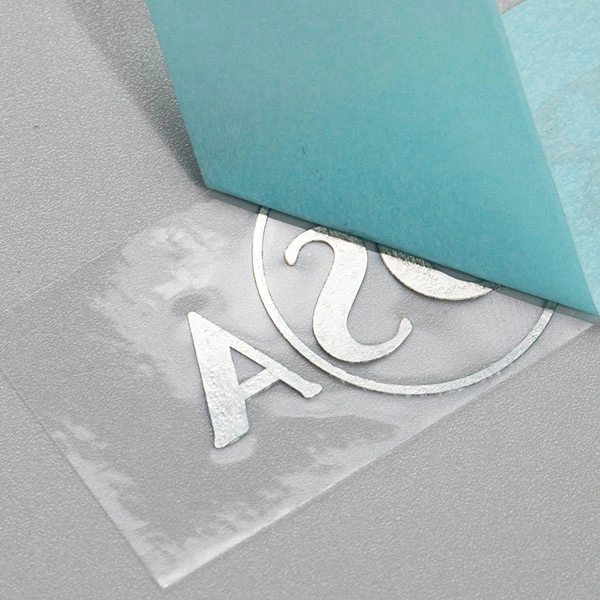 Étiquette en nickel électrolytique