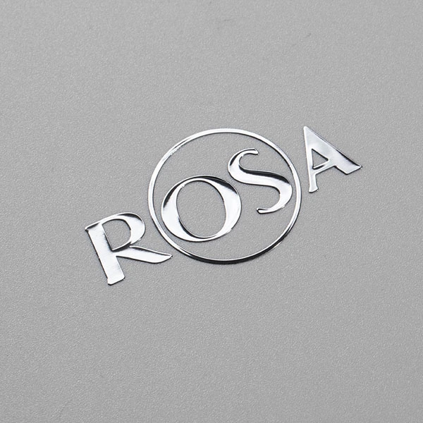 Étiquette en nickel électrolytique