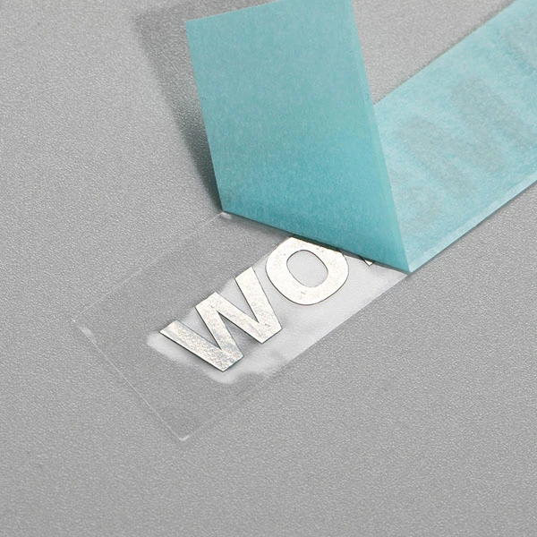 Étiquette en nickel