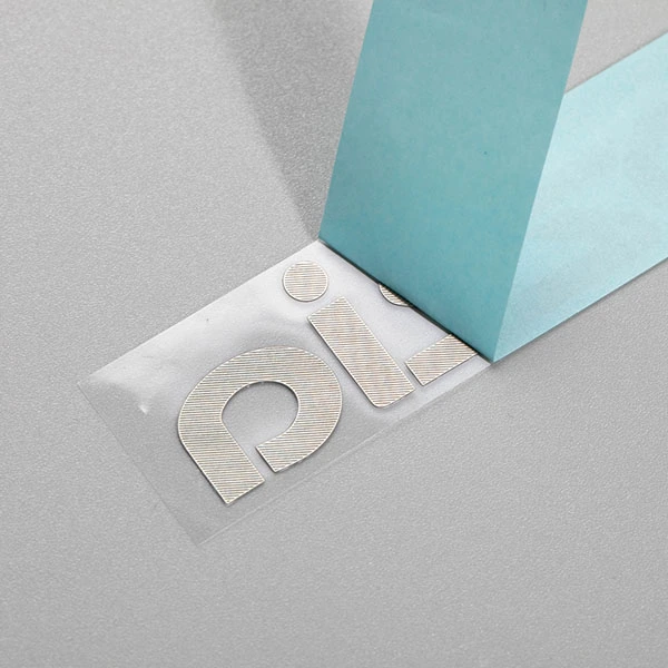 Étiquette autocollante en nickel