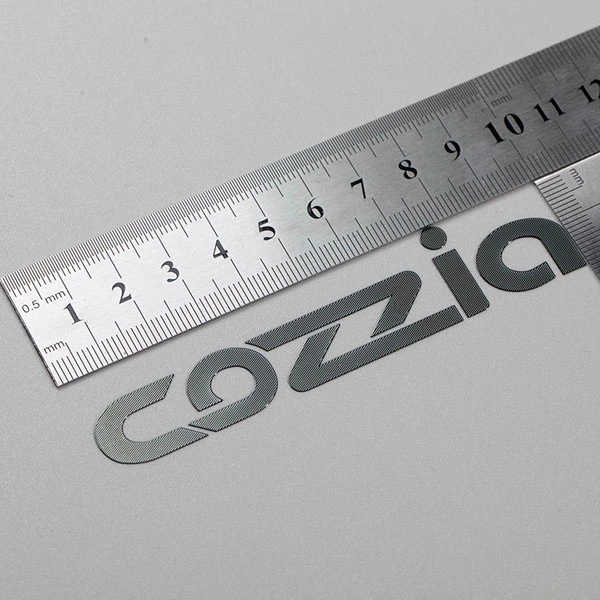 Étiquette autocollante en nickel