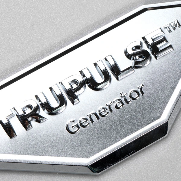 Étiquette de logo en métal nickel 3D