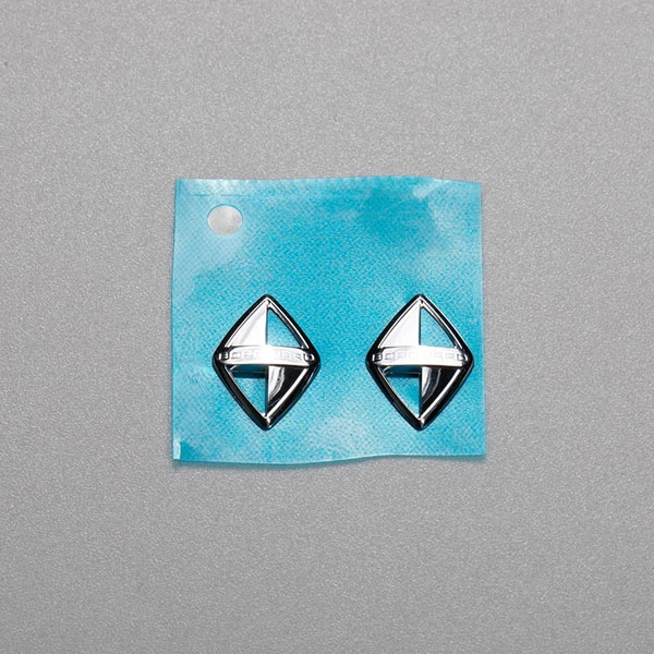 Autocollant 3D en métal nickelé