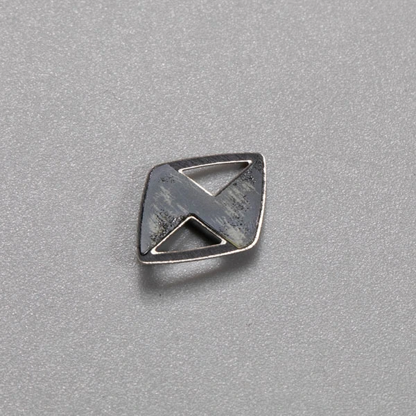 Autocollant 3D en métal nickelé