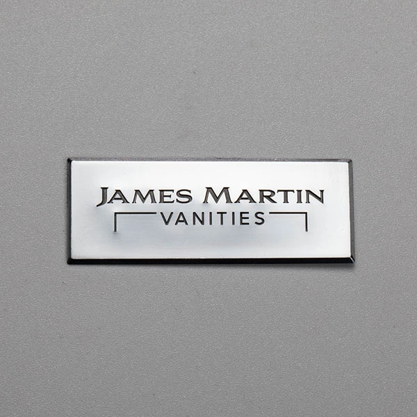 Étiquette autocollante 3D en nickel