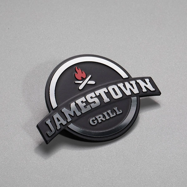 Étiquette en aluminium 3D