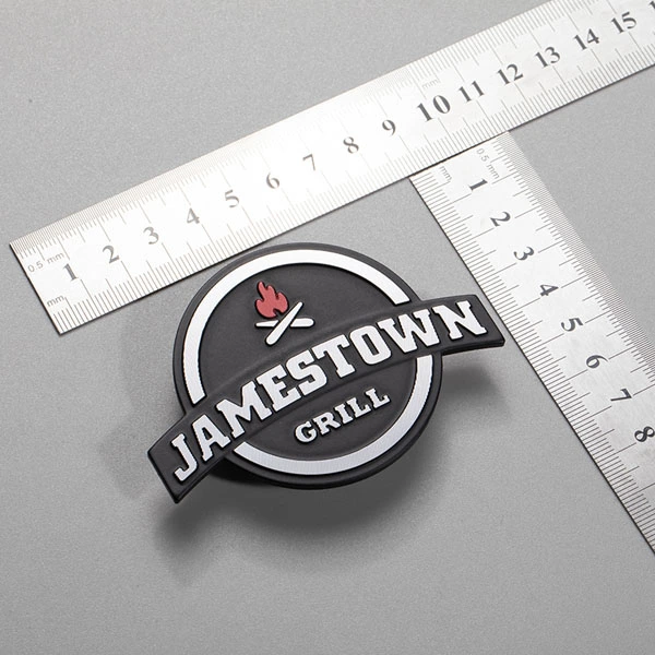 Étiquette en aluminium 3D