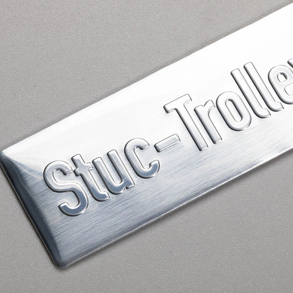 Étiquettes de plaque signalétique en aluminium