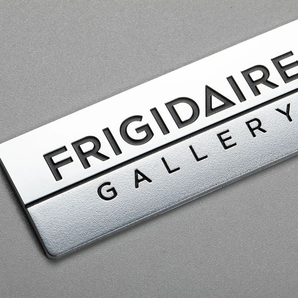 Étiquette de logo ABS