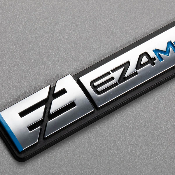 Autocollant ABS chromé