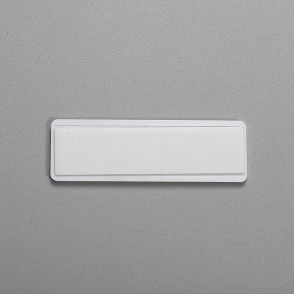 Etiquette ABS chromée