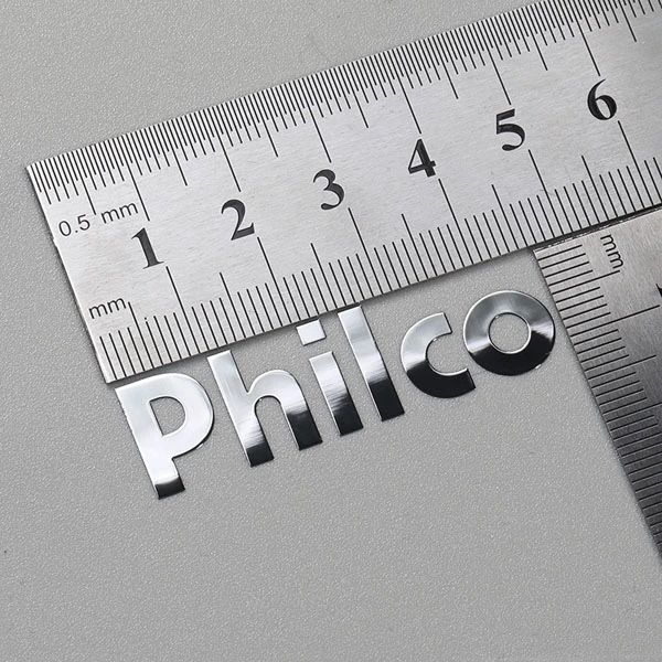 Autocollant de plaque signalétique d’électroformage