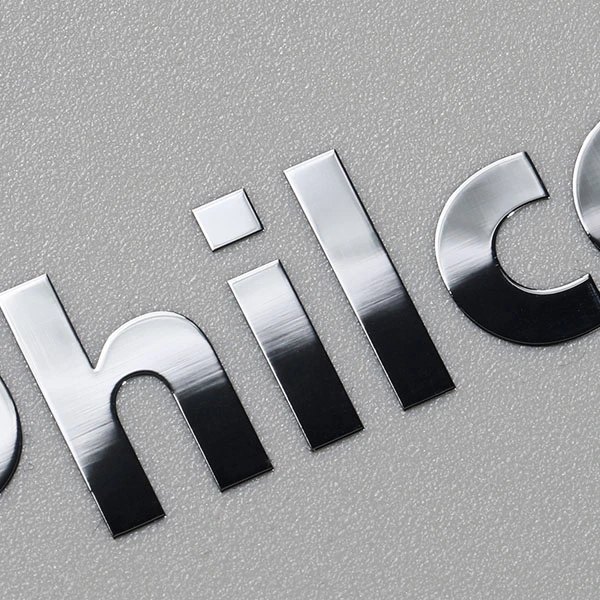 Autocollant de plaque signalétique d’électroformage