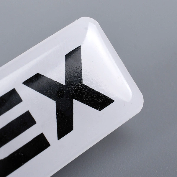 Étiquettes Impression d'autocollant en résine époxy