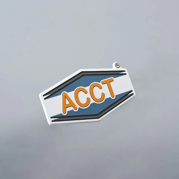 Logo en métal pour emballage haut de gamme