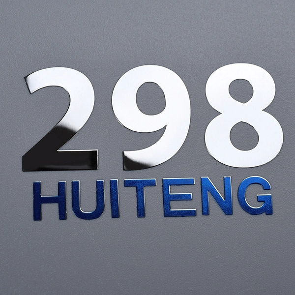 Étiquette logo en métal