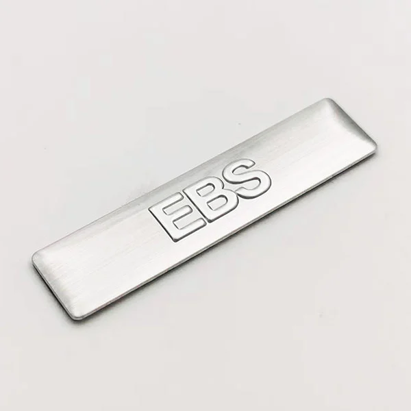 Plaque signalétique en métal Logo en aluminium