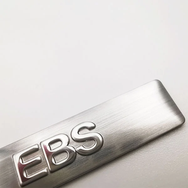 Plaque signalétique en métal Logo en aluminium