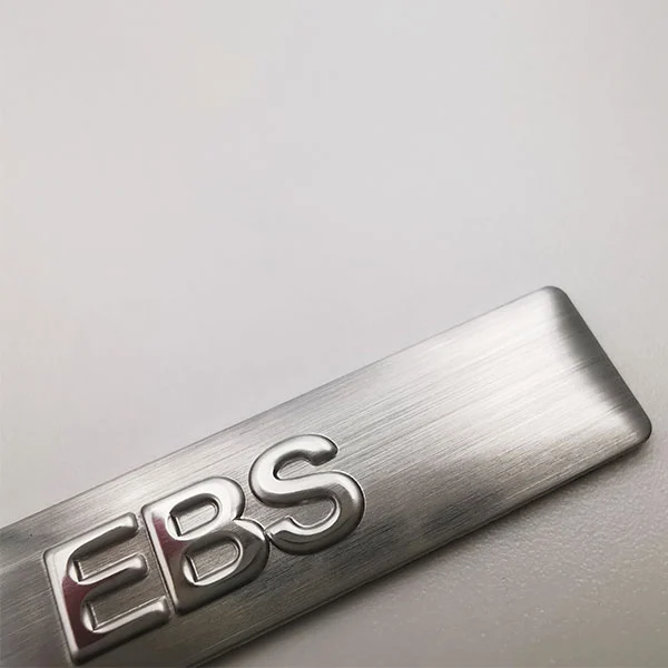 Plaque signalétique en métal Logo en aluminium