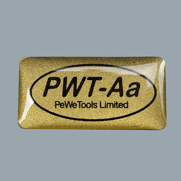 Autocollant époxy en résine personnalisé