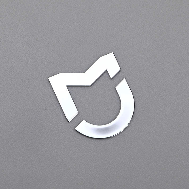 Panneau en métal chromé avec emblème en Nickel 3D, pour xiaomi