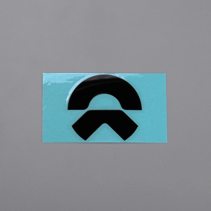 Autocollant 3D en Nickel, Logo d'emblème de voiture noir chromé