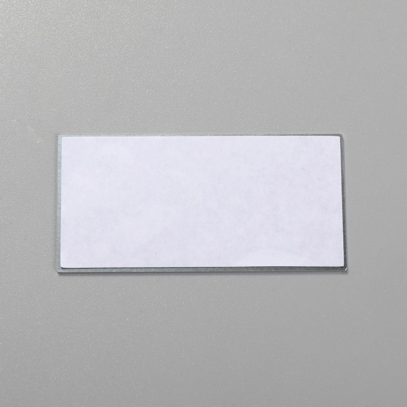 Autocollant de logo en métal écologique, étiquette en aluminium gaufré
