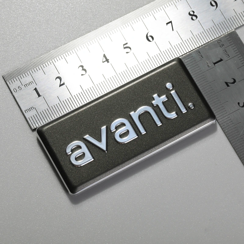Plaque signalétique en aluminium anodisé imprimant des étiquettes en aluminium