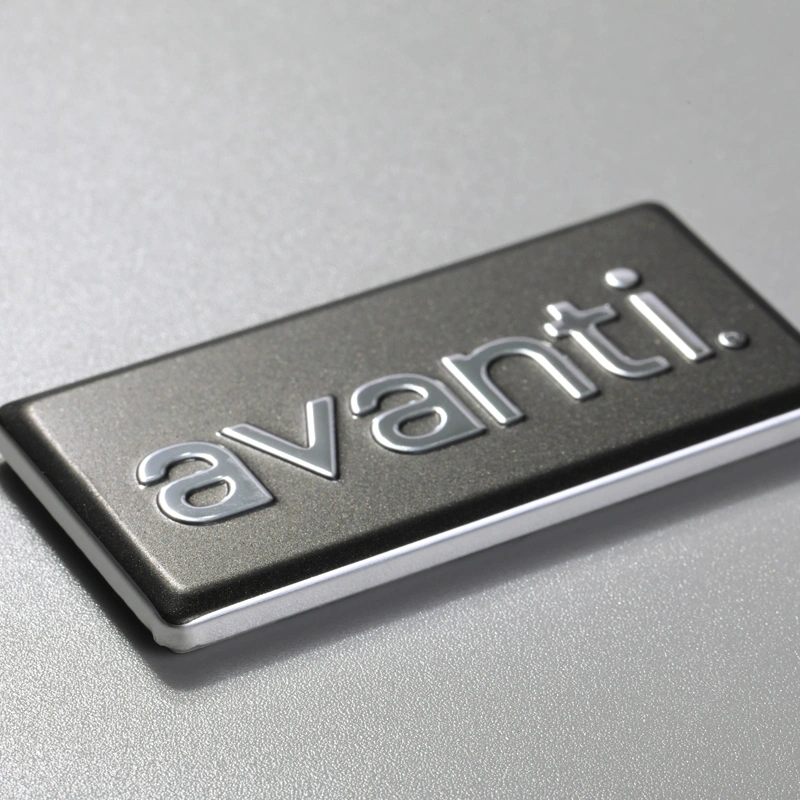 Plaque signalétique en aluminium anodisé imprimant des étiquettes en aluminium