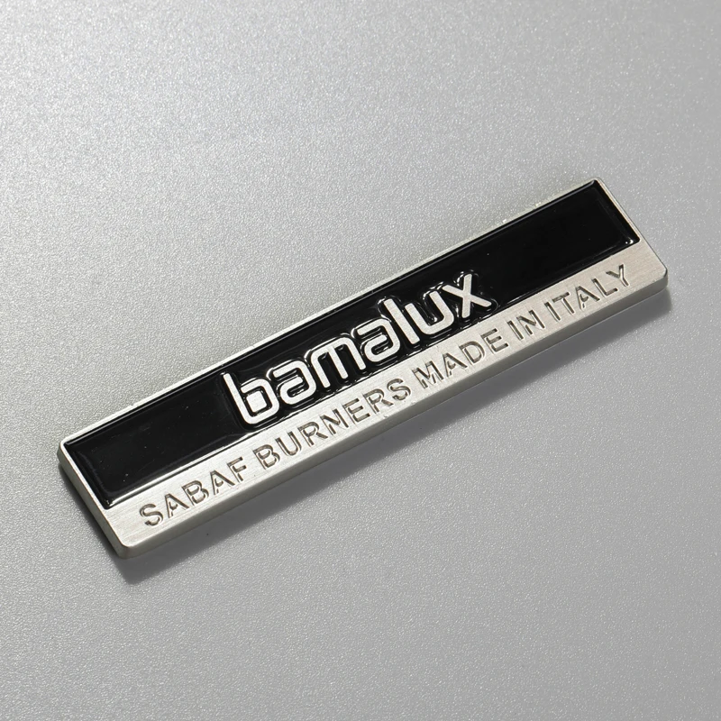 Badge en zinc chromé pour machine à laver