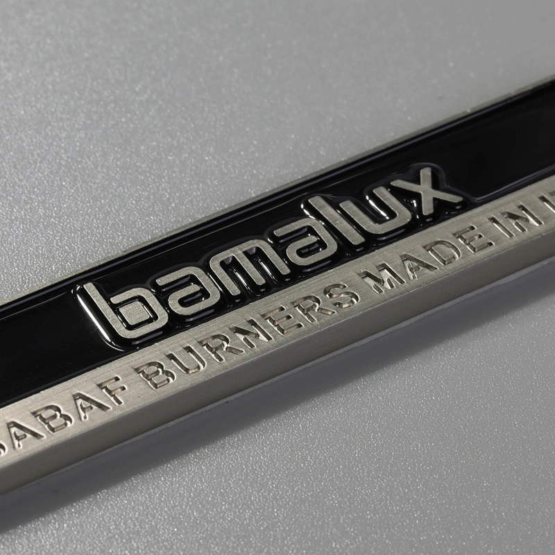 Badge en zinc chromé pour machine à laver