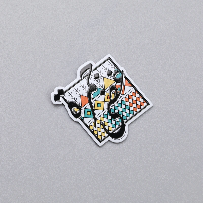 Étiquettes d'impression d'écran en soie de plaque signalétique de logo en aluminium