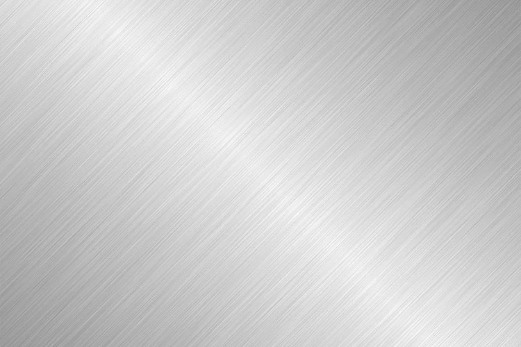 Surface lisse en métal ou en plastique