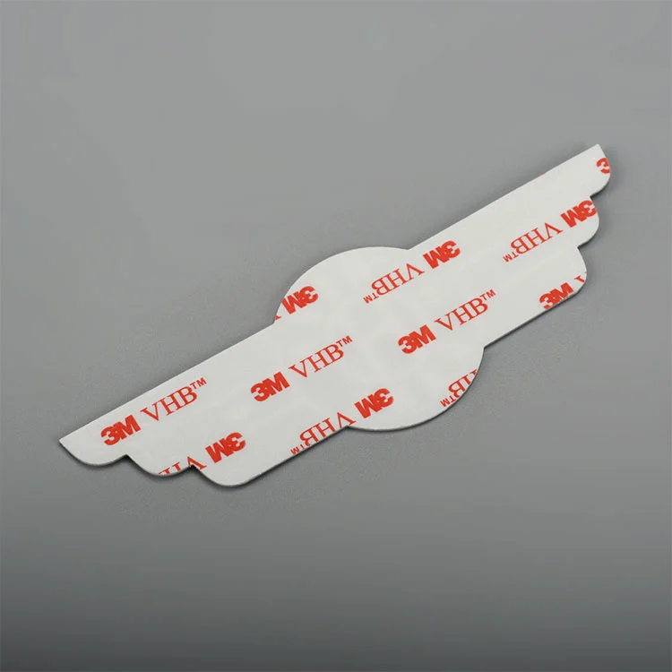 Autocollant de logo en acier inoxydable