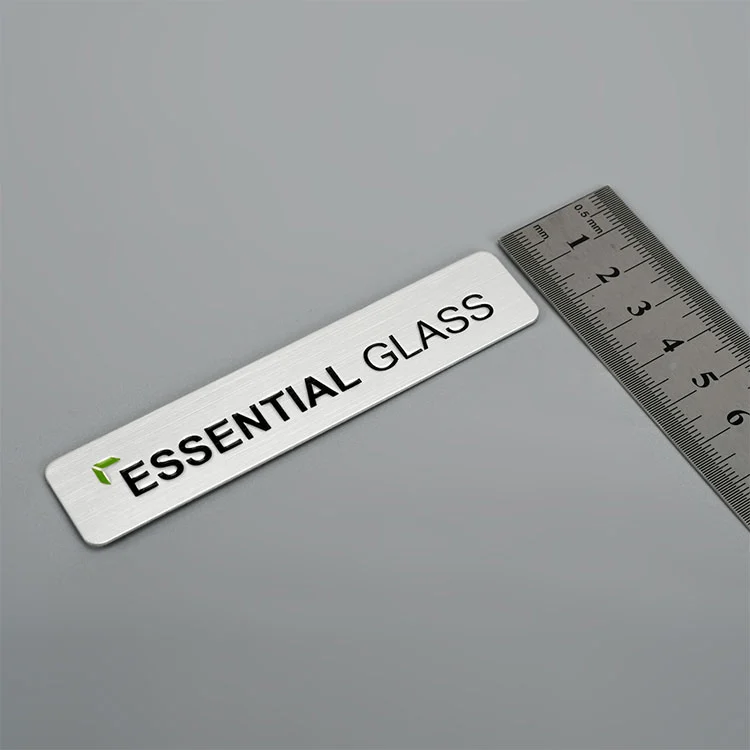 Étiquette en métal en acier inoxydable